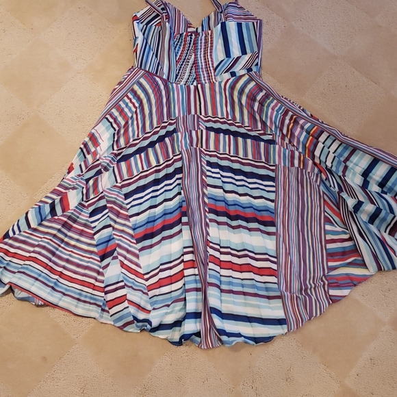 Parker Magna Stripe Dress, Sz S - Picture 9 of 16
